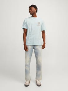 Jack & Jones Gedruckt T-shirt -Skylight - 12256406