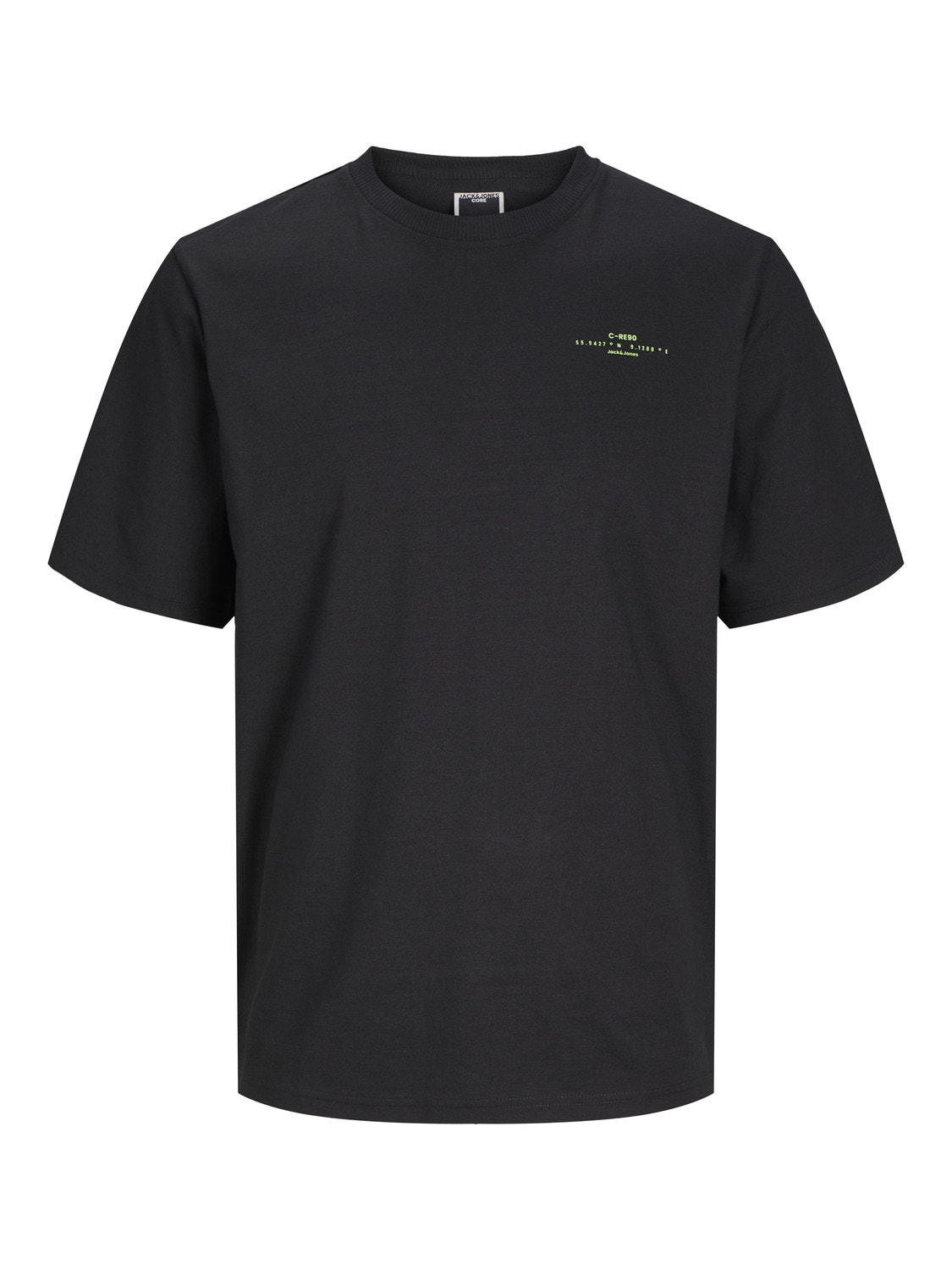 Jack & Jones Bedrukt Ronde hals T-shirt -Black - 12256407
