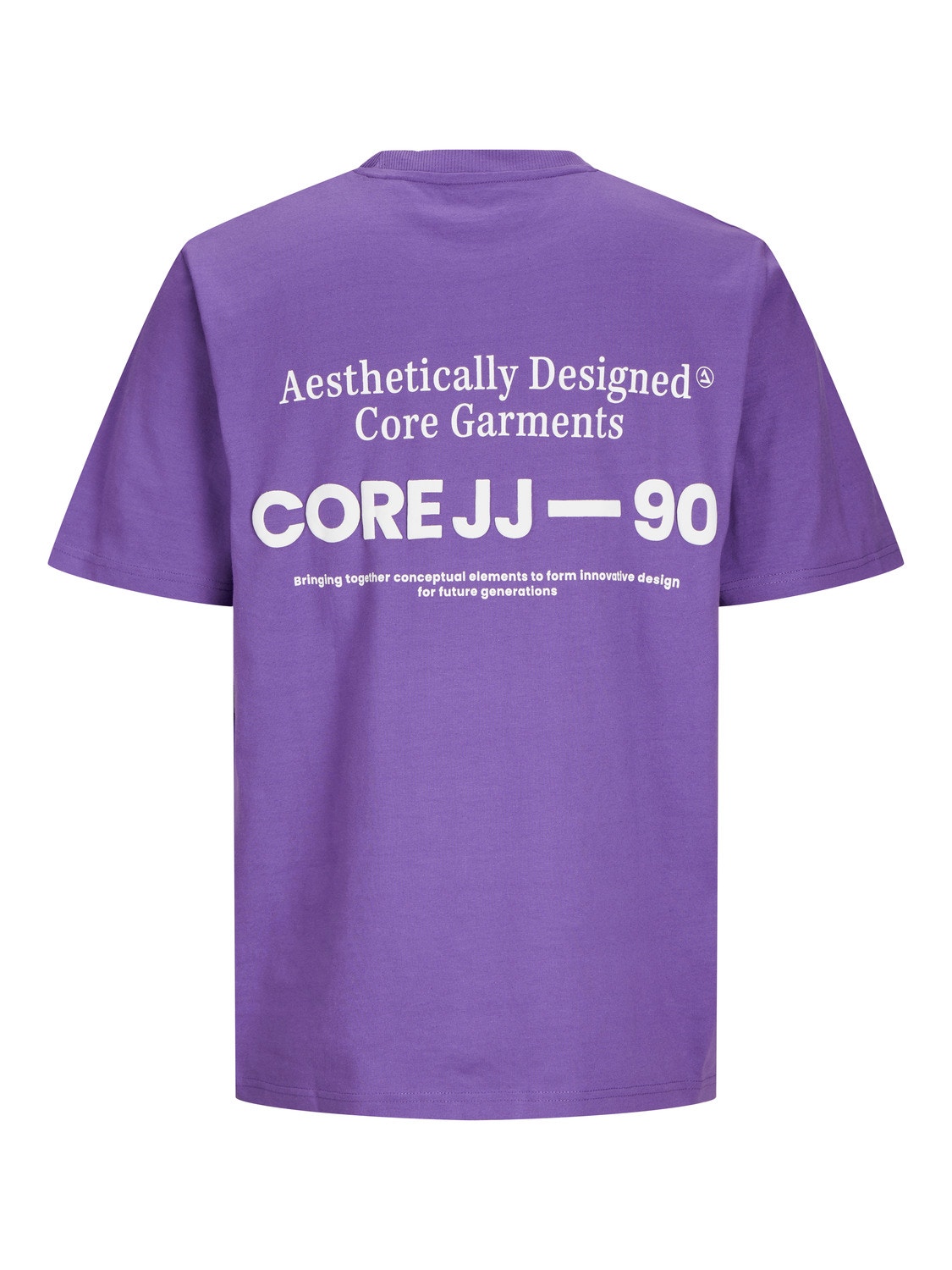 Jack & Jones Nadruk Okrągły dekolt T-shirt -Deep Lavender - 12256407