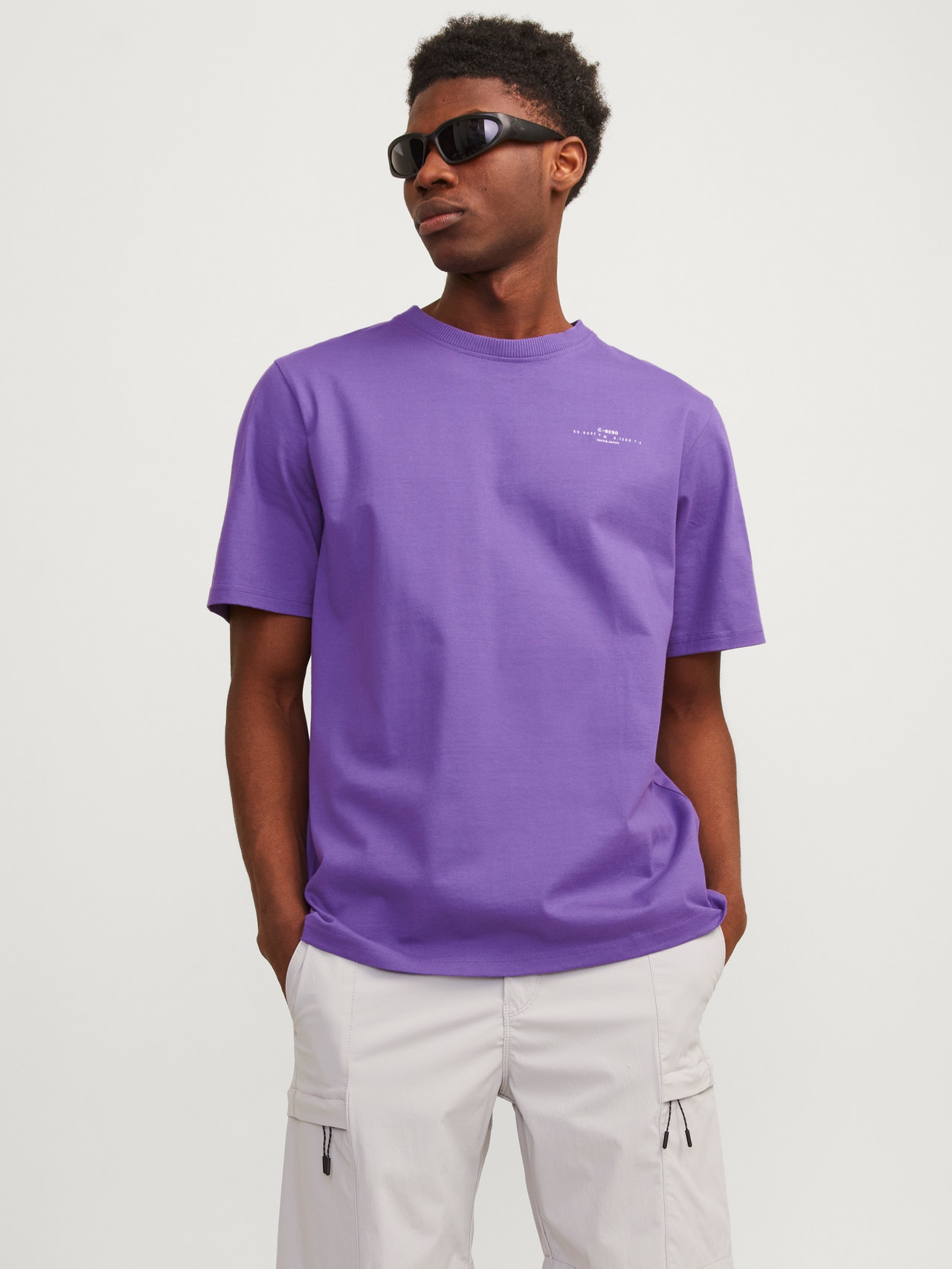 Jack & Jones Καλοκαιρινό μπλουζάκι -Deep Lavender - 12256407