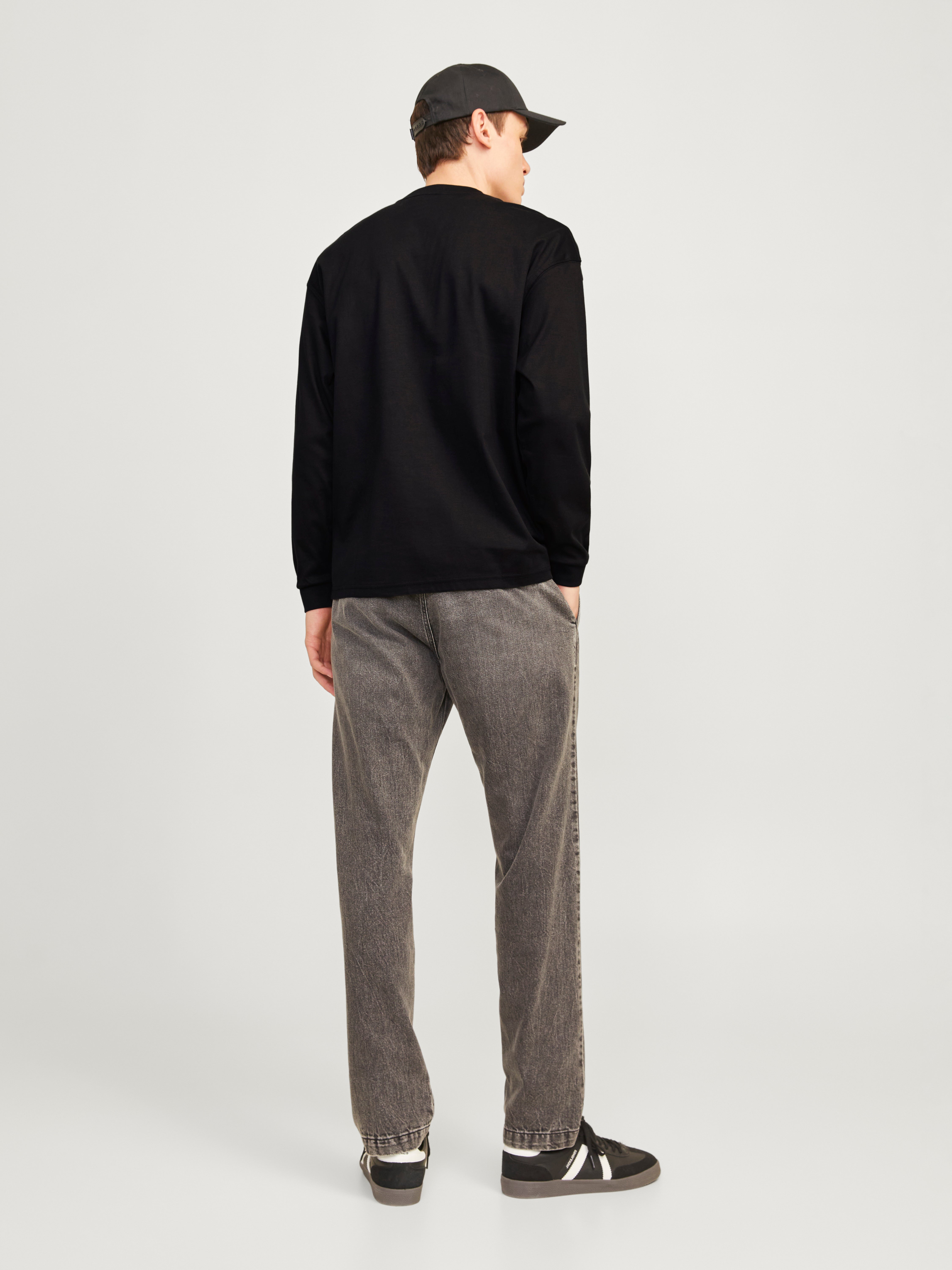 Plain Longsleeved T-shirt | Black | Jack & Jones®