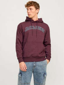 Jack & Jones Logo Huppari -Vineyard Wine - 12256521