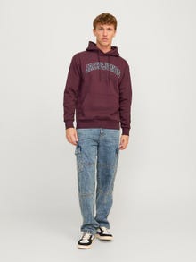 Jack & Jones Logo Huppari -Vineyard Wine - 12256521