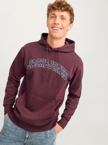Jack & Jones Logo Huppari -Vineyard Wine - 12256521