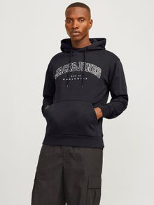 Jack & Jones Bluza z kapturem -Black - 12256521