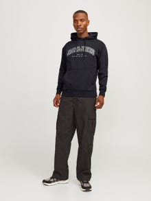 Jack & Jones Bluza z kapturem -Black - 12256521