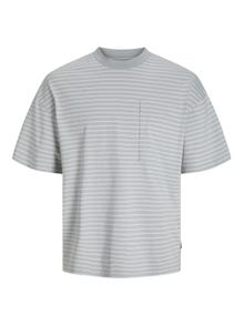 Jack & Jones Gestreift Rundhals T-shirt -High-rise - 12256536