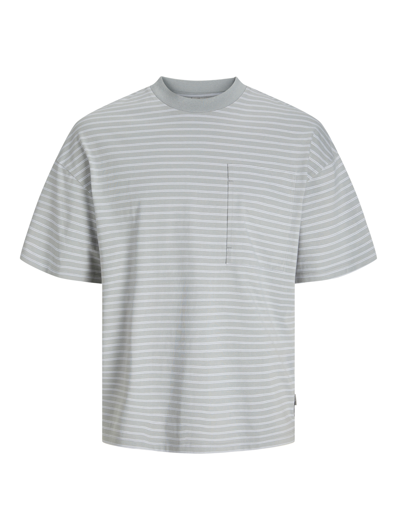 Striped T-shirt | Medium Grey | Jack & Jones® Striped T-shirt | Medium Grey | Jack & Jones®