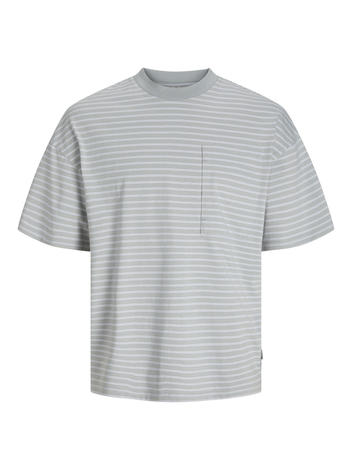 Jack & Jones Stribet Crew neck T-shirt -High-rise - 12256536