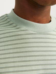 Jack & Jones Striped Crew neck T-shirt -Desert Sage - 12256536