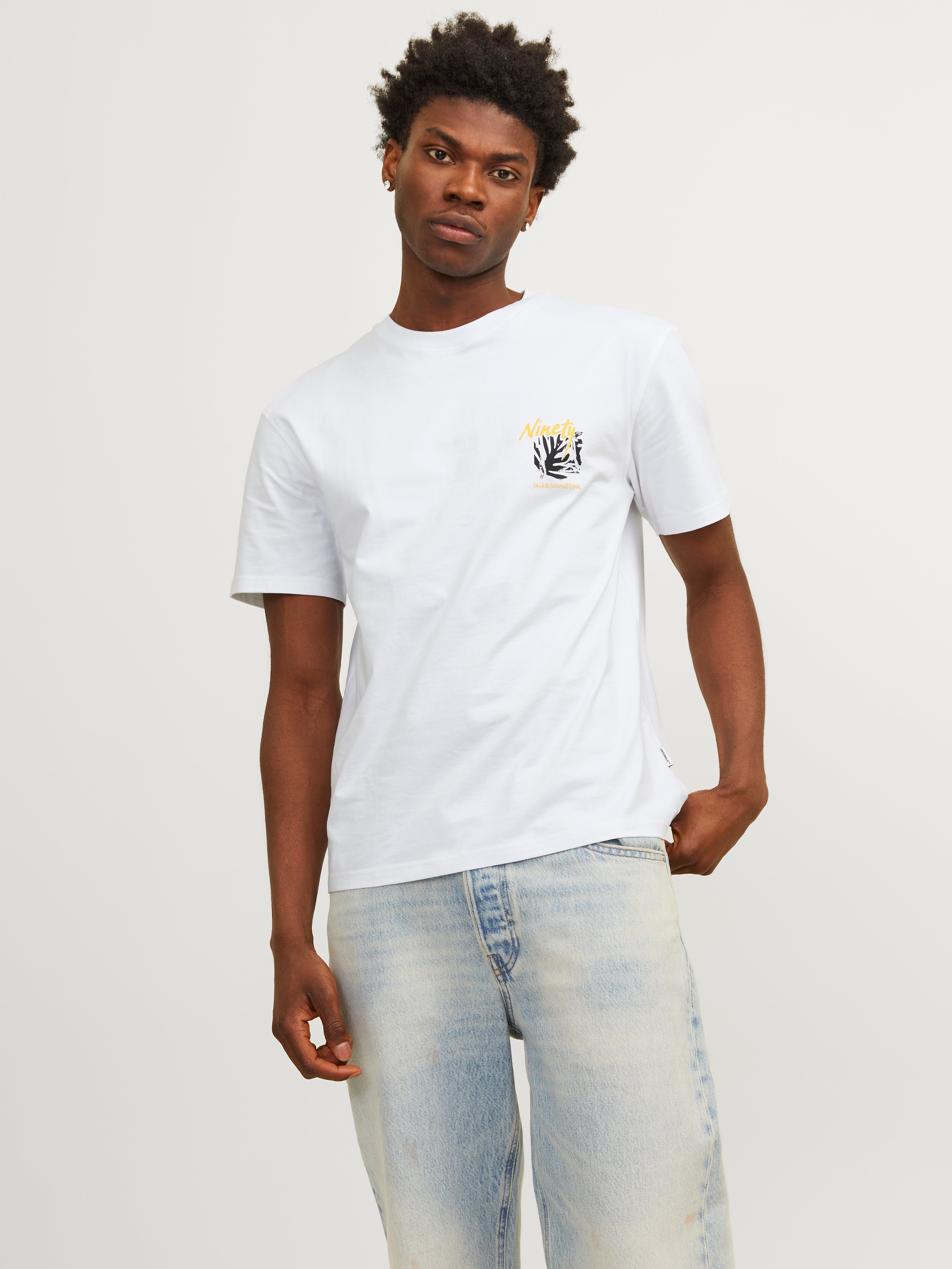 Jack & Jones Printed Crew neck T-shirt - 12256540