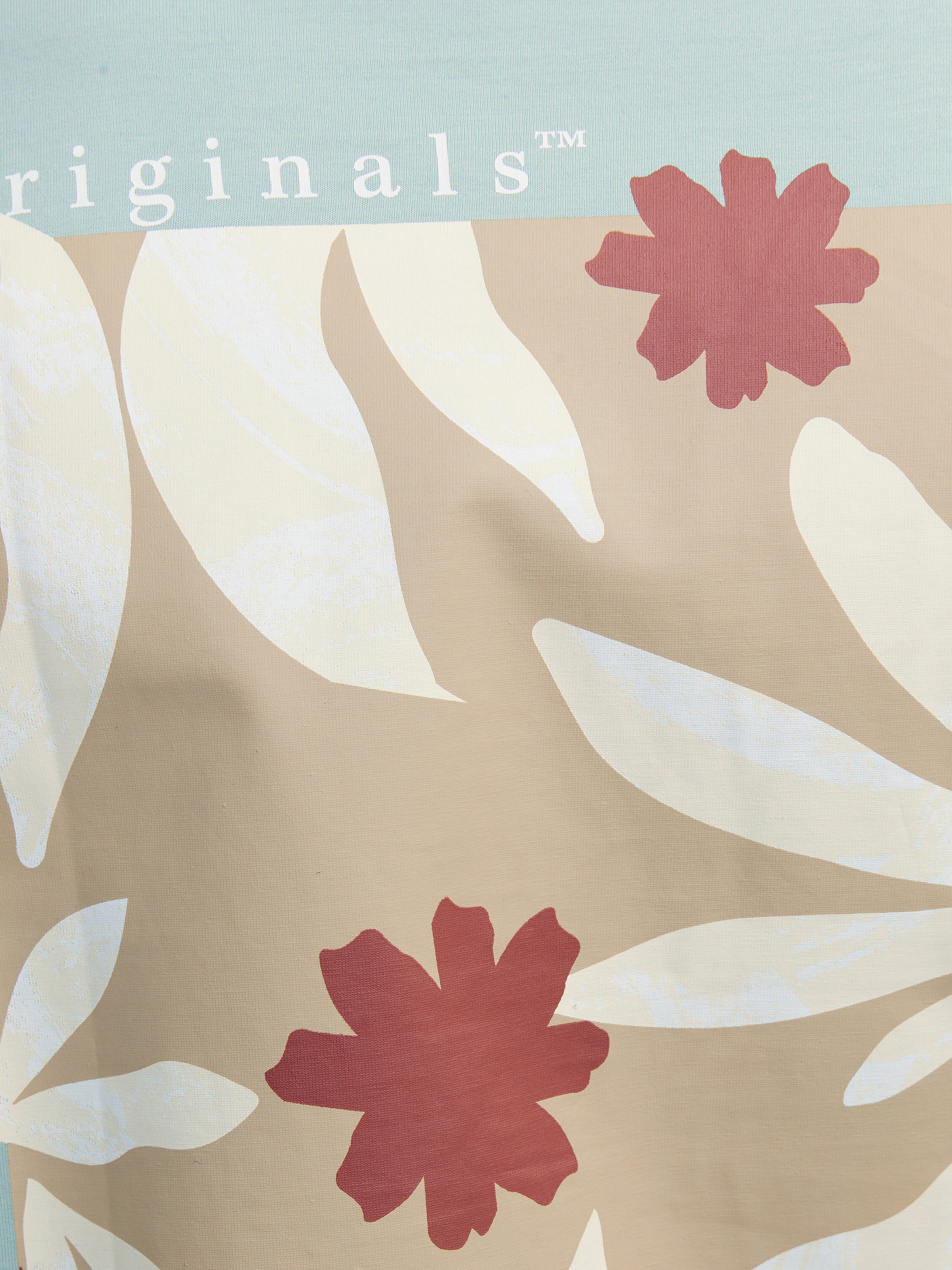 Jack & Jones Printed Crew neck T-shirt -Gray Mist - 12256540