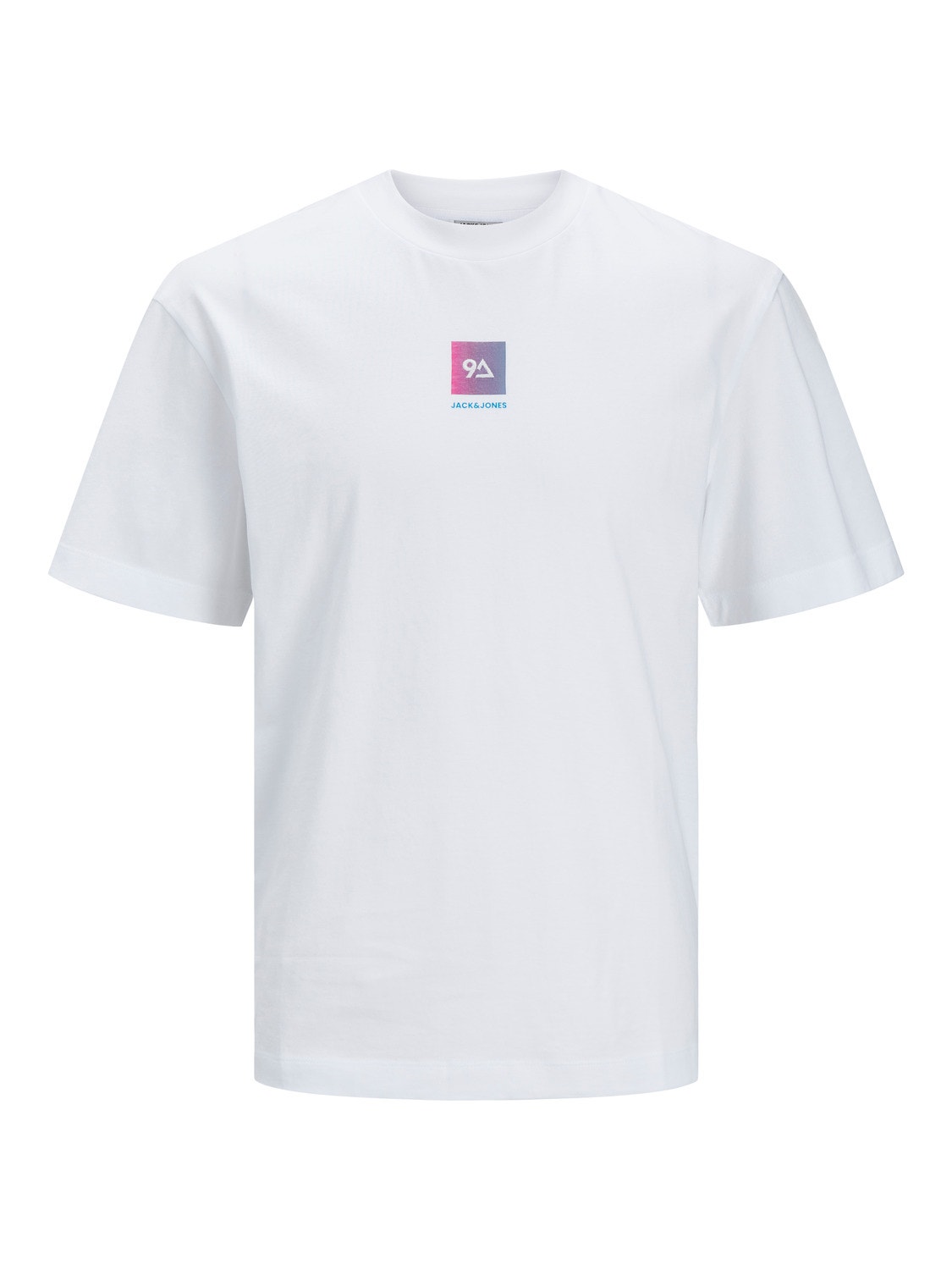 Jack & Jones Gedrukt Ronde hals T-shirt -White - 12256560