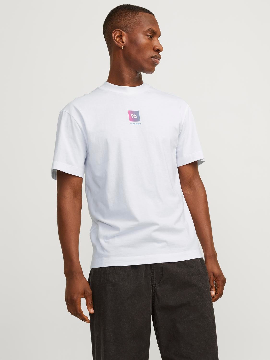 Jack & Jones Καλοκαιρινό μπλουζάκι -White - 12256560