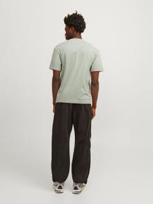 Jack & Jones Trükitud Ümmargune kaelus T-särk -Desert Sage - 12256560