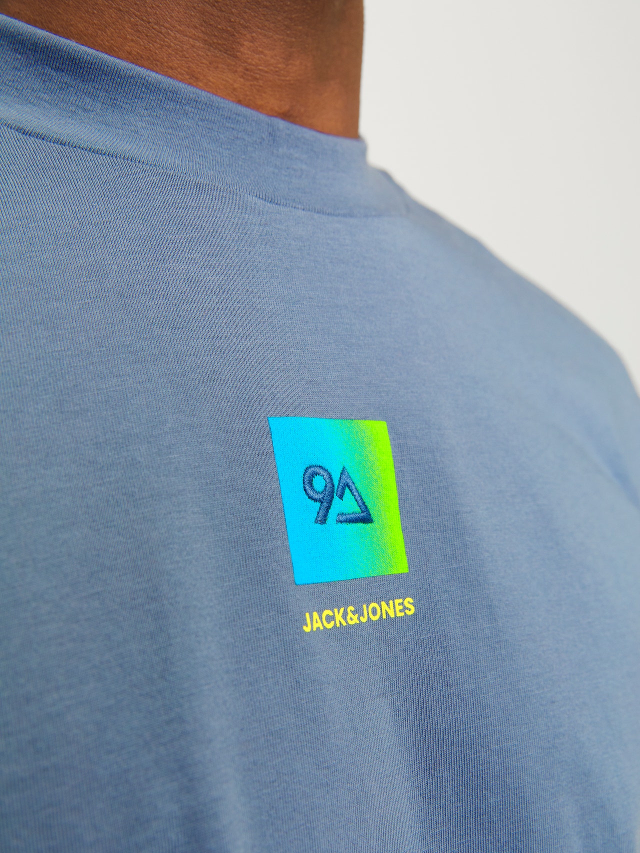 Jack & Jones Printet Crew neck T-shirt -Flint Stone - 12256560