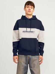 Jack & Jones Logo Huppari -Navy Blazer - 12256590