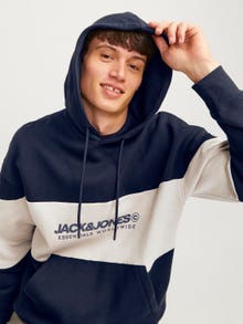 Jack & Jones Logo Huppari -Navy Blazer - 12256590