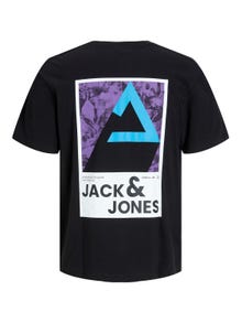 Jack & Jones Trykk O-hals T-skjorte -Black - 12256682