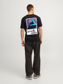 Jack & Jones Trykk O-hals T-skjorte -Black - 12256682