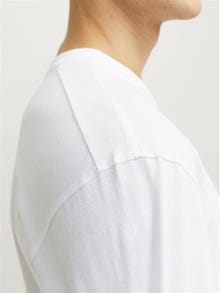 Jack & Jones Printet Crew neck T-shirt -White - 12256682