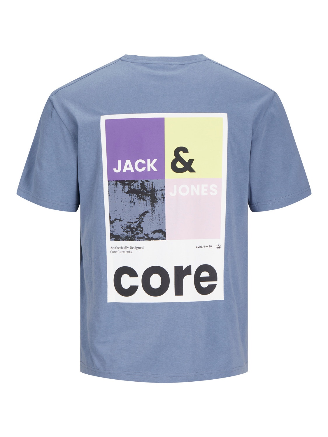 Jack & Jones Bedrukt Ronde hals T-shirt -Flint Stone - 12256682