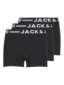 Jack & Jones 3-pak Trunks Mini -Black - 12256698
