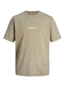 Jack & Jones T-shirt Stampato Girocollo -Silver Sage - 12256715