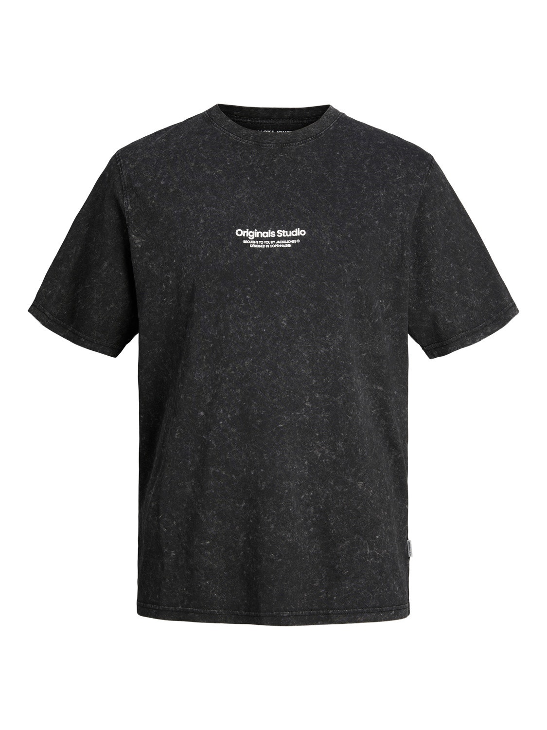 Jack & Jones Bedrukt Ronde hals T-shirt -Black - 12256715