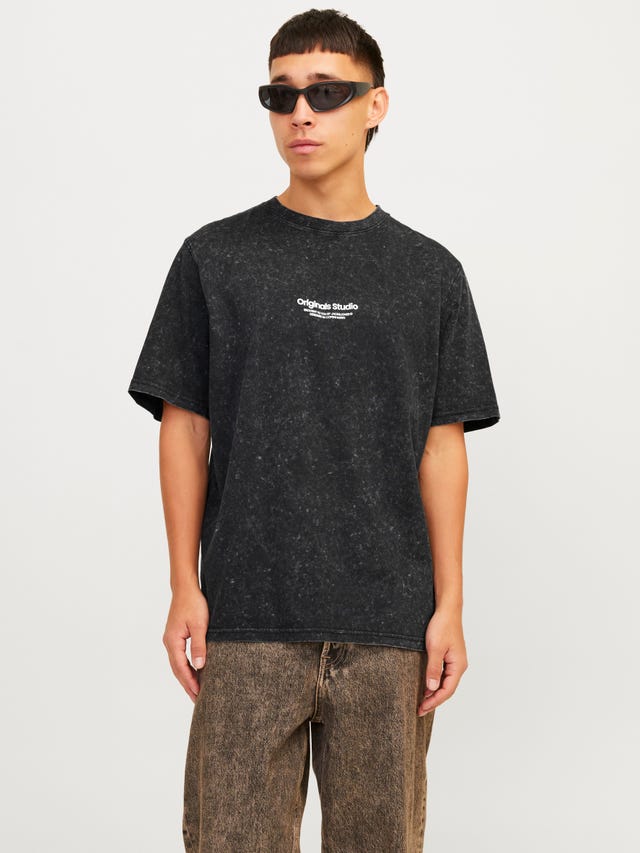 Jack & Jones Bedrukt Ronde hals T-shirt - 12256715