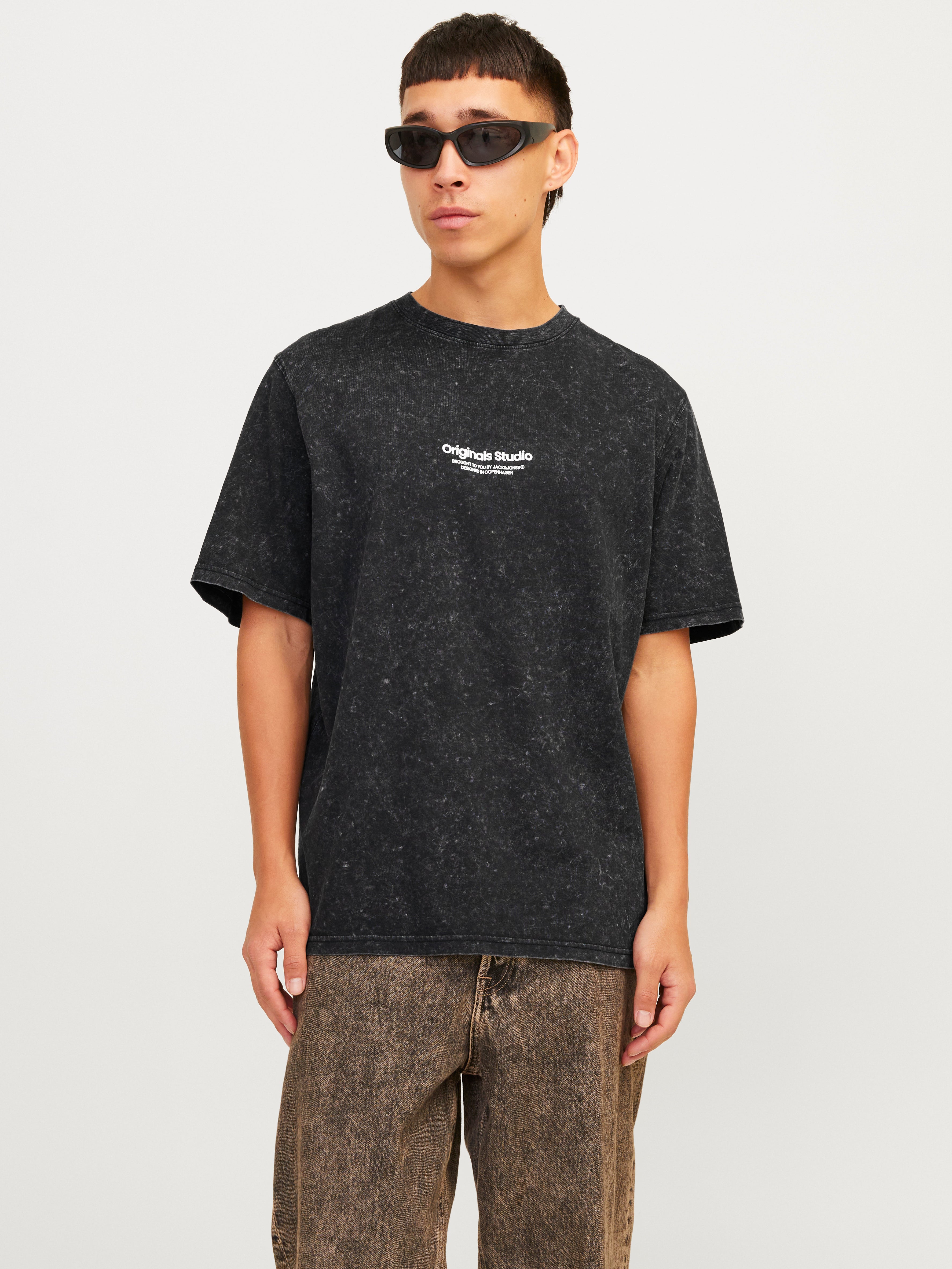 Jack & Jones Nyomott mintás Környak Trikó - 12256715