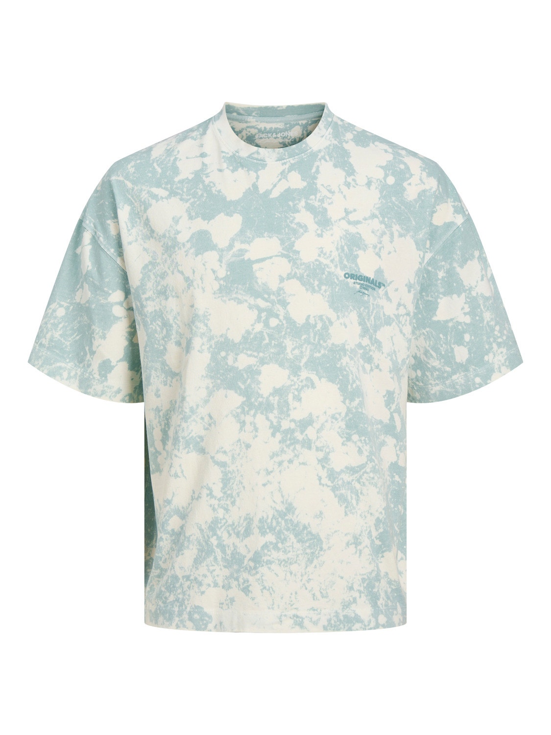 Jack & Jones Gedrukt Ronde hals T-shirt -Gray Mist - 12256716
