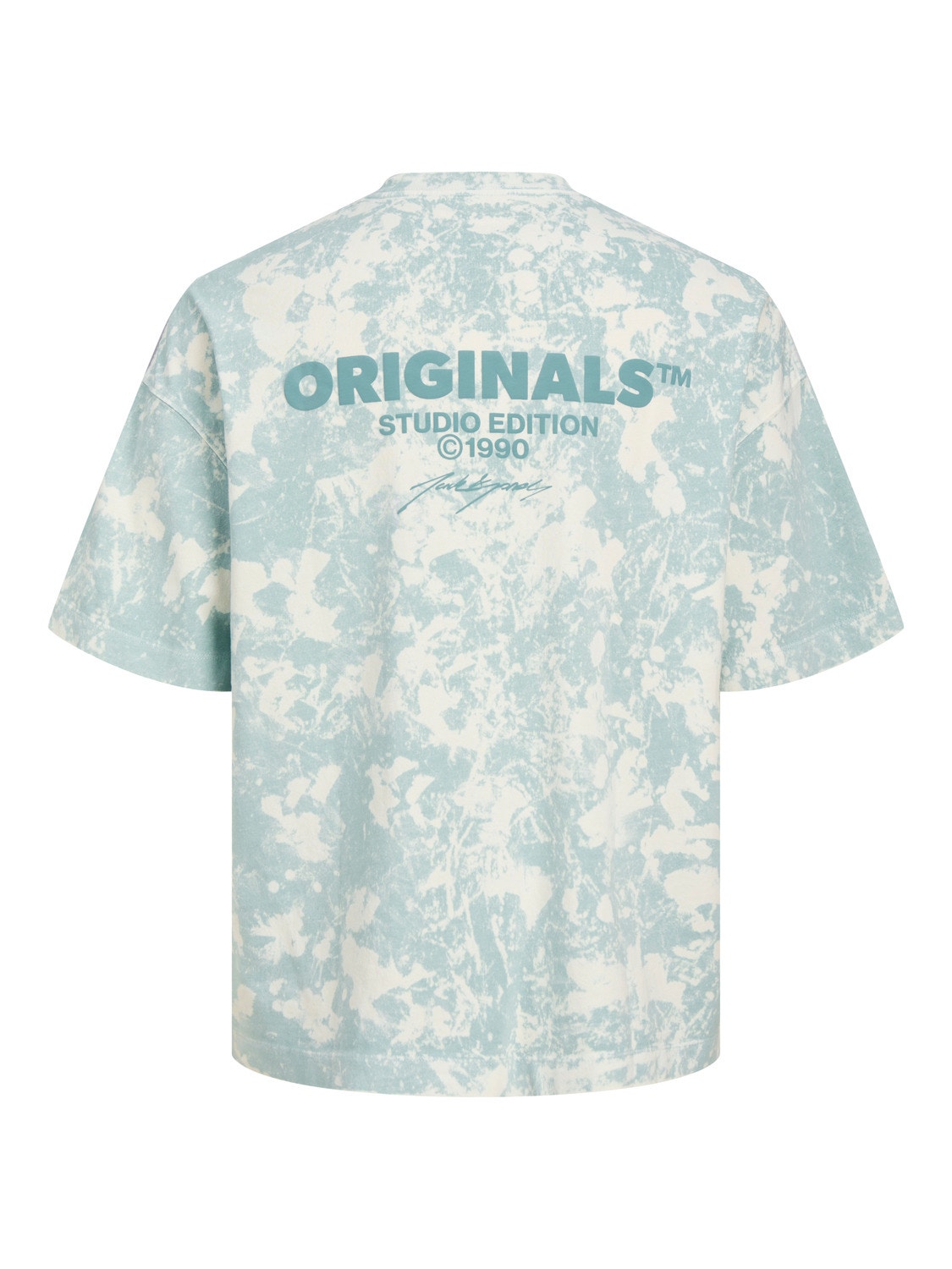 Jack & Jones Gedruckt Rundhals T-shirt -Gray Mist - 12256716
