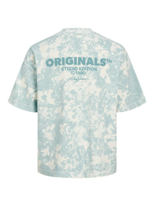 Jack & Jones Printed T-shirt -Gray Mist - 12256716