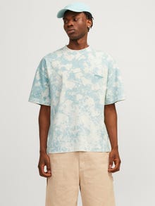 Jack & Jones Printed T-shirt -Gray Mist - 12256716