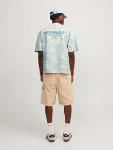 Jack & Jones Printed T-shirt -Gray Mist - 12256716