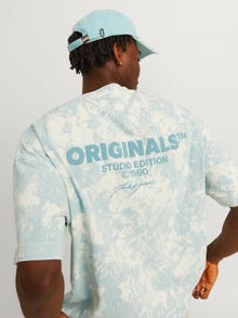 Jack & Jones Printed T-shirt -Gray Mist - 12256716