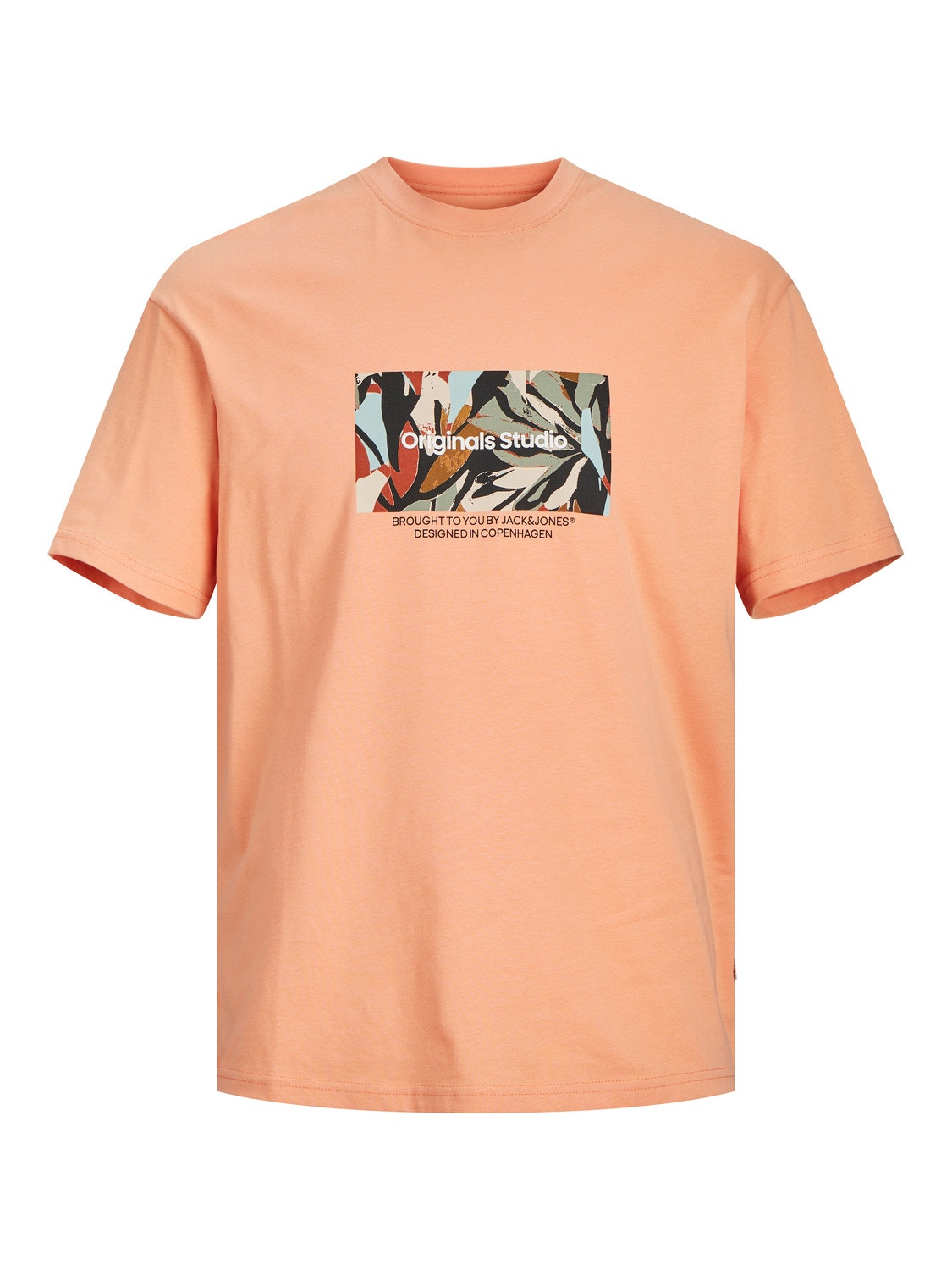 Jack & Jones Tryck Rundringning T-shirt -Canyon Sunset - 12256717