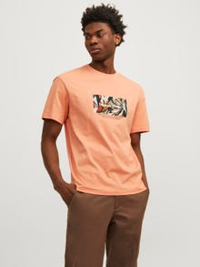 Jack & Jones Bedrukt Ronde hals T-shirt -Canyon Sunset - 12256717