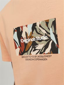 Jack & Jones Nadruk Okrągły dekolt T-shirt -Canyon Sunset - 12256717