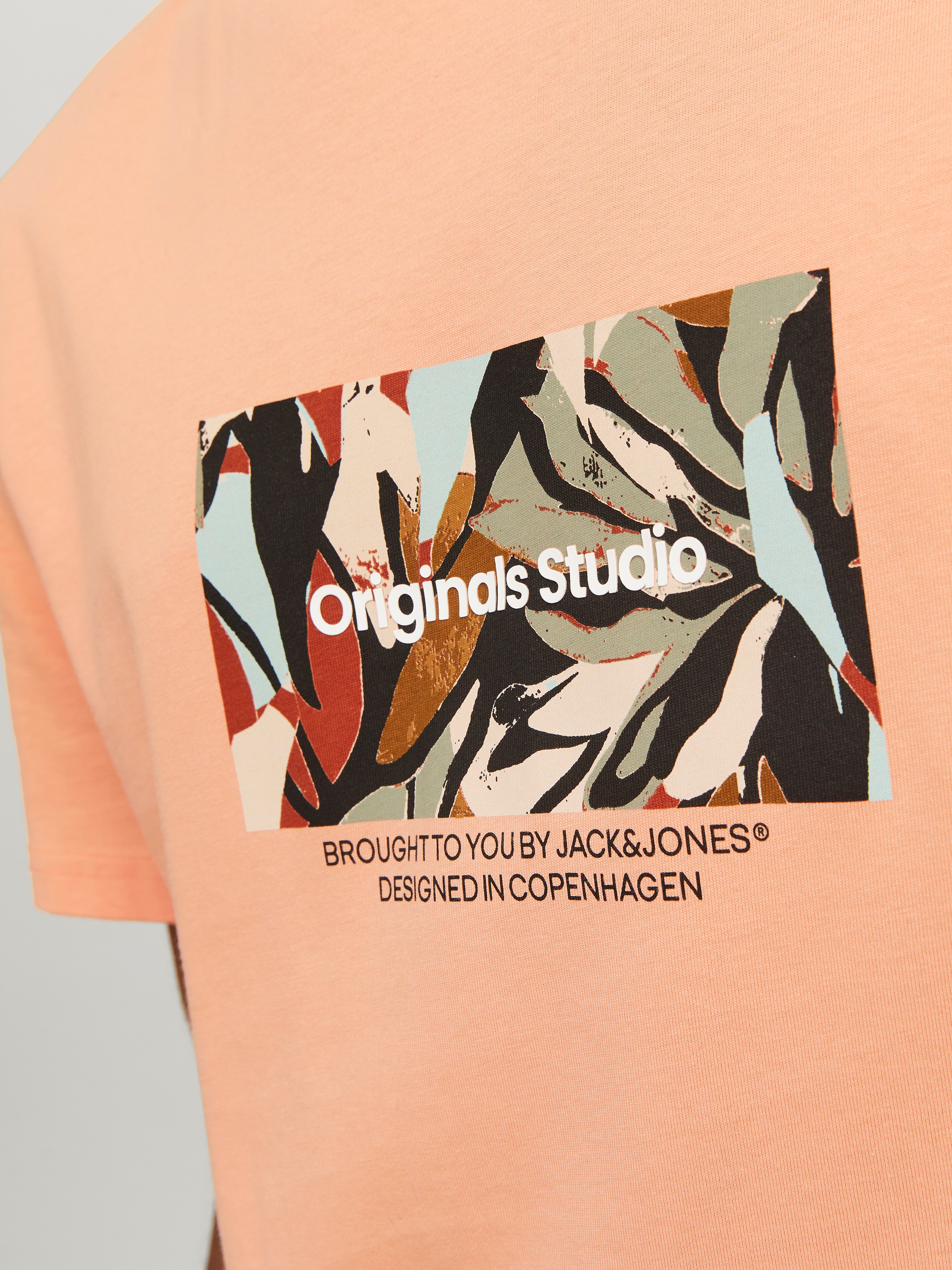 Jack & Jones Potištěný Kruhový výstřih Tričko -Canyon Sunset - 12256717