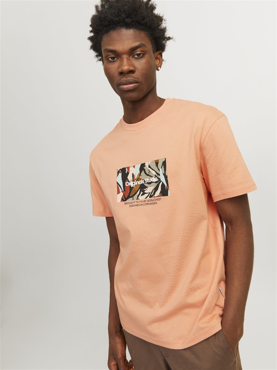 Jack & Jones Bedrukt Ronde hals T-shirt -Canyon Sunset - 12256717