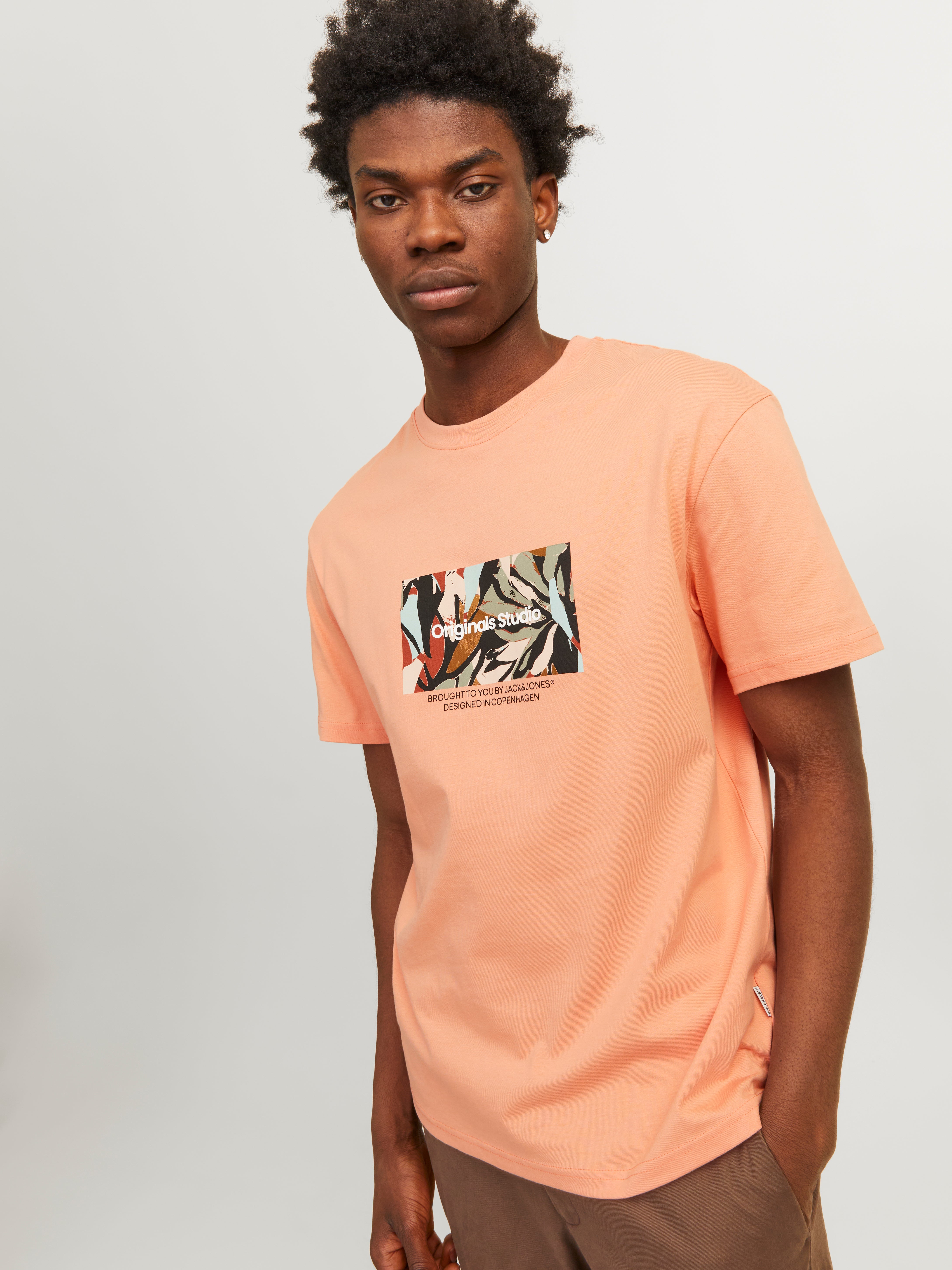 Jack & Jones Printed Crew neck T-shirt - 12256717