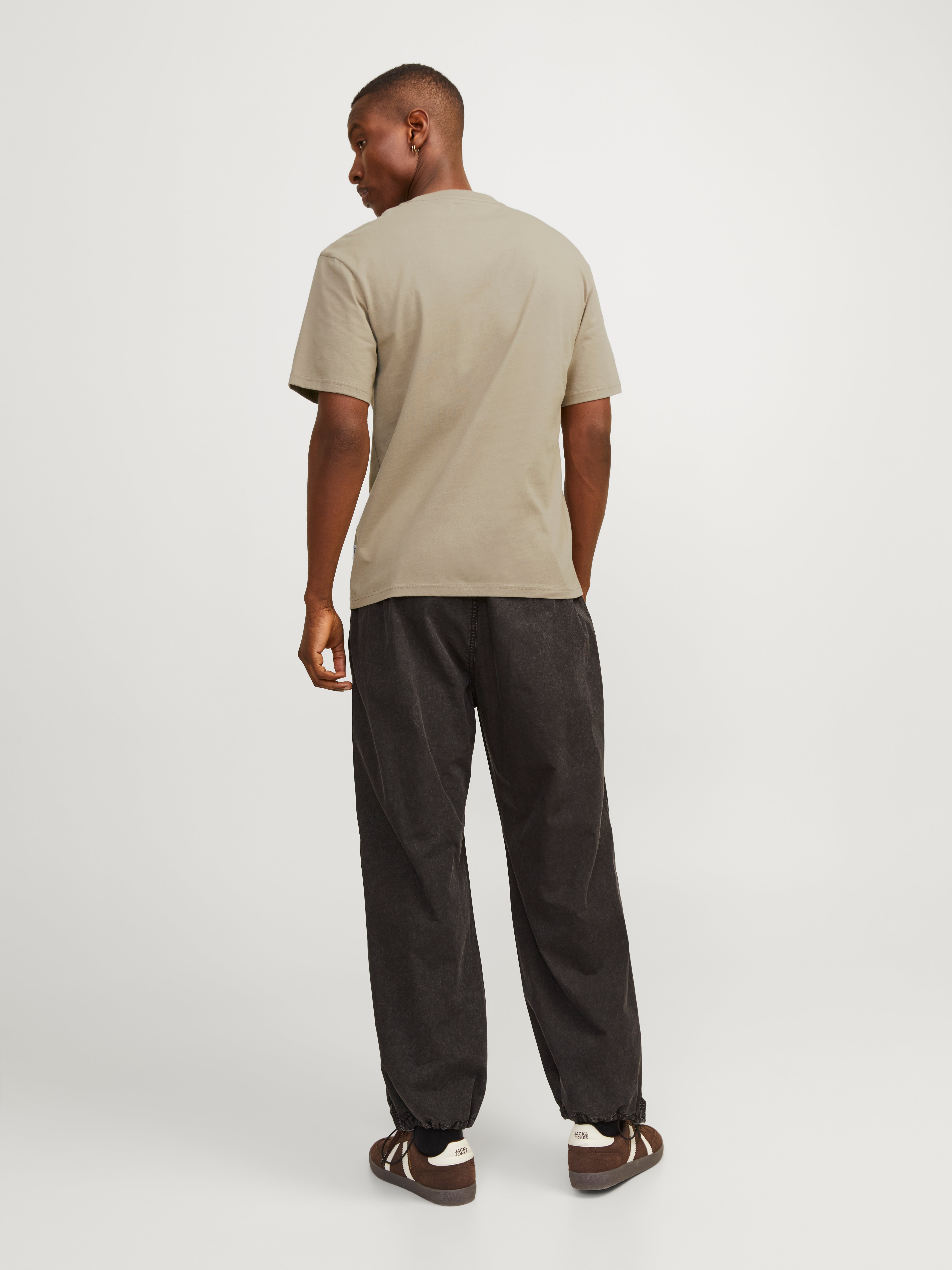 Jack & Jones Potištěný Kruhový výstřih Tričko -Silver Sage - 12256717