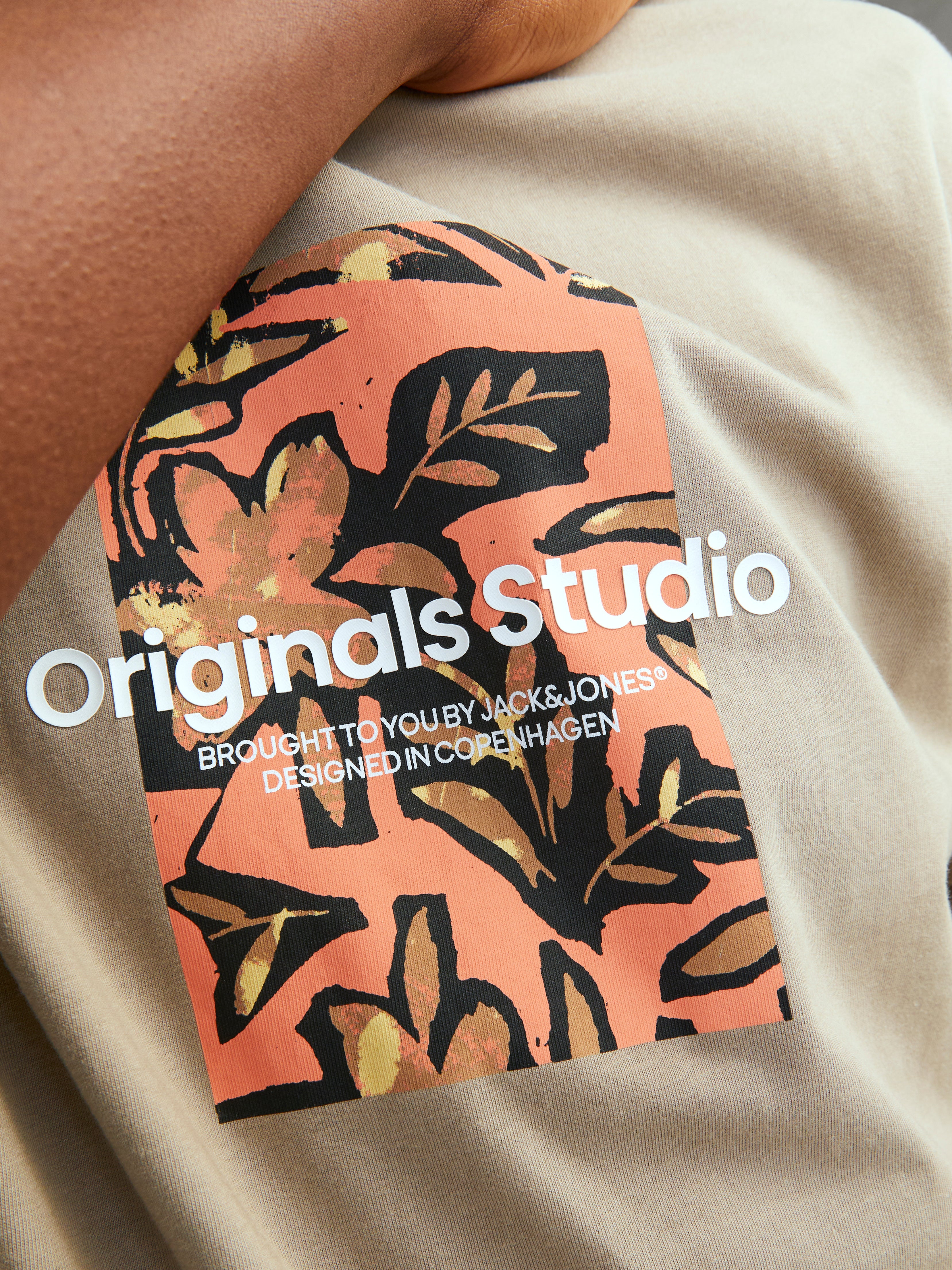 Jack & Jones Camiseta Estampado Cuello redondo -Silver Sage - 12256717