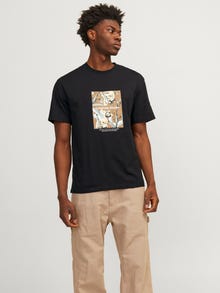 Jack & Jones Καλοκαιρινό μπλουζάκι -Black - 12256717