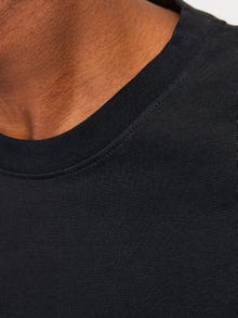 Jack & Jones T-shirt Estampar Decote Redondo -Black - 12256717
