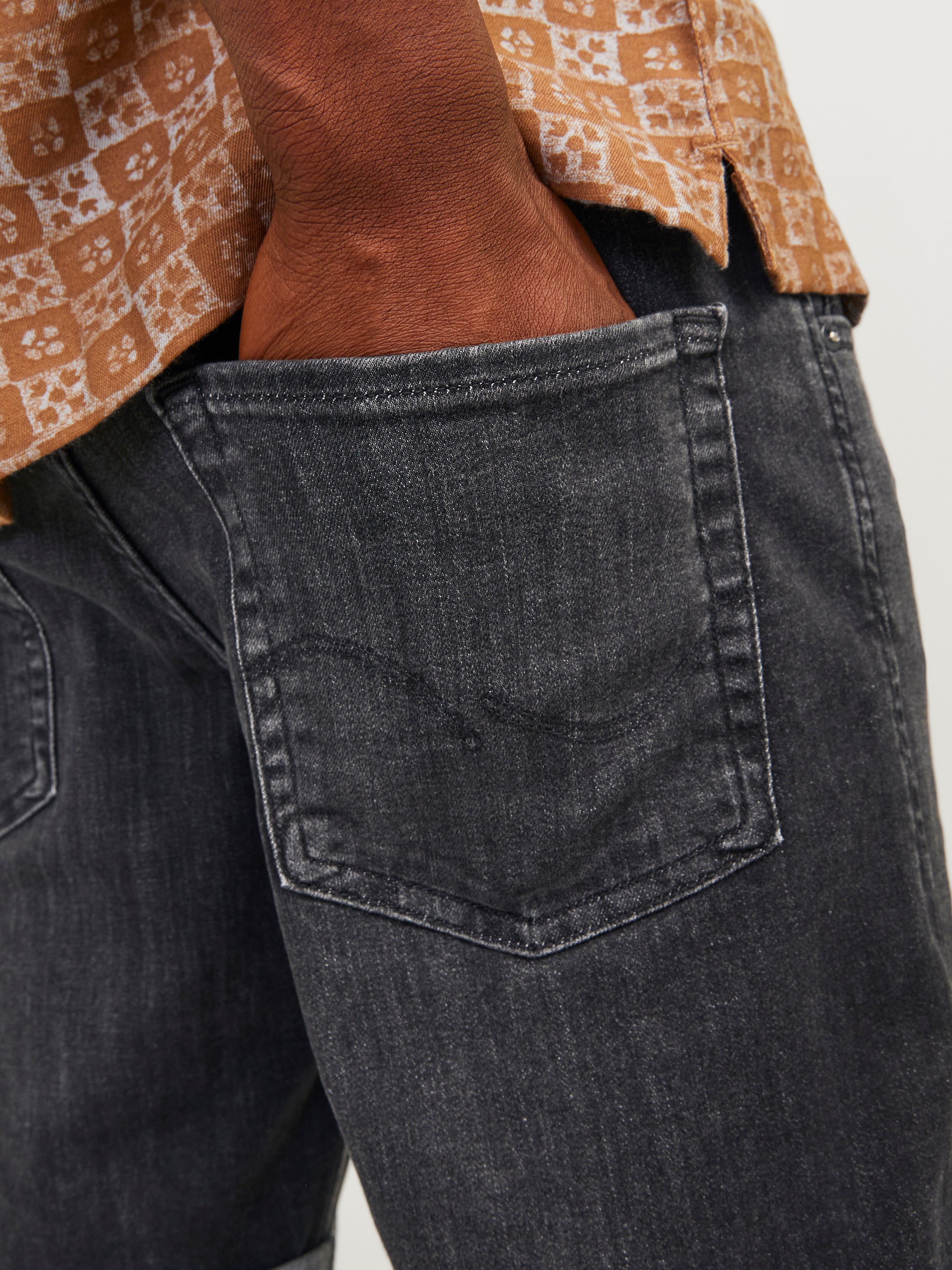 Jack & Jones Regular Fit Denimshorts -Grey Denim - 12256766