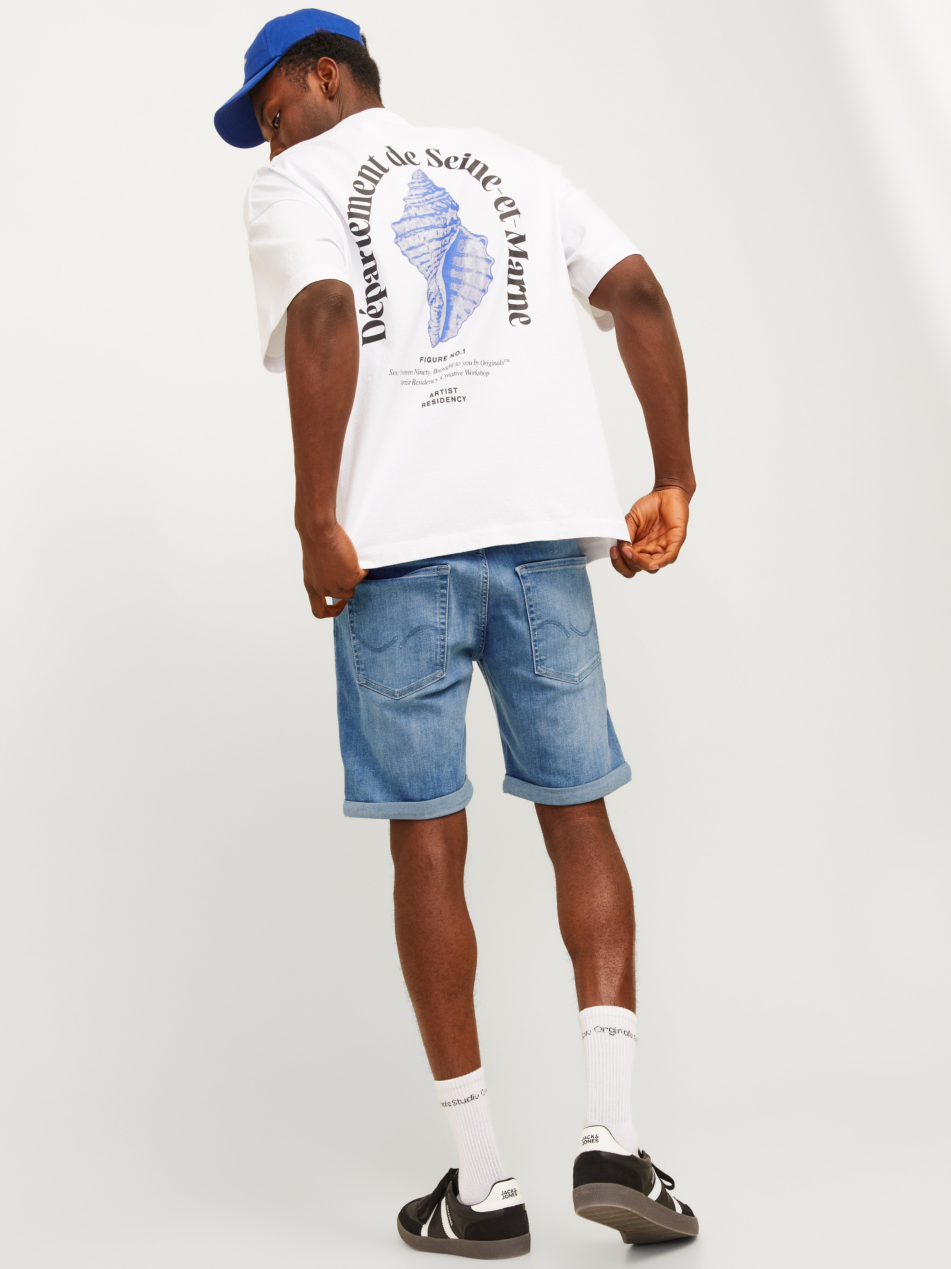 Jack & Jones Short en denim Regular Fit -Blue Denim - 12256766