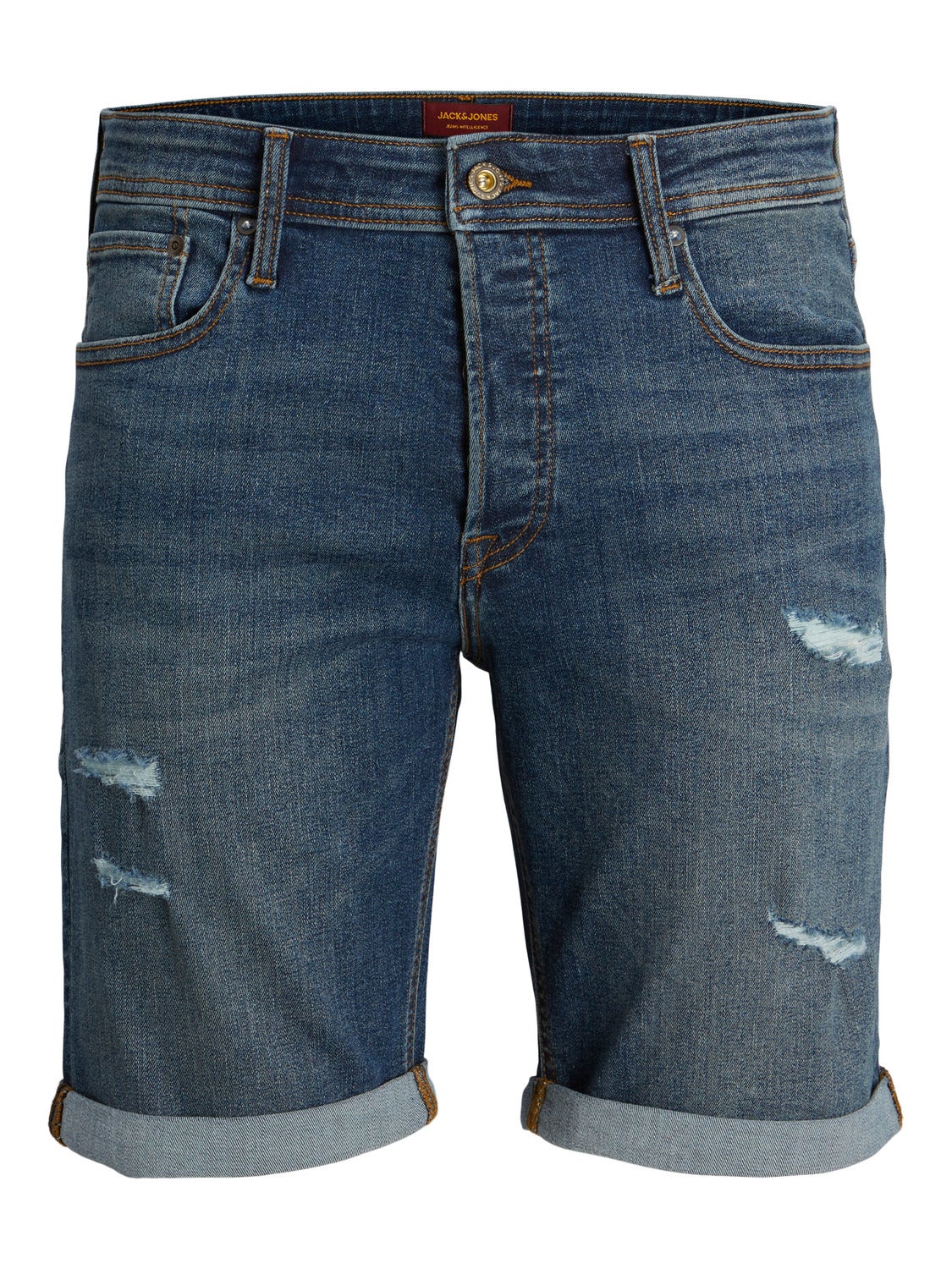 Jack & Jones Regular Fit Jeansowe szorty -Blue Denim - 12256766